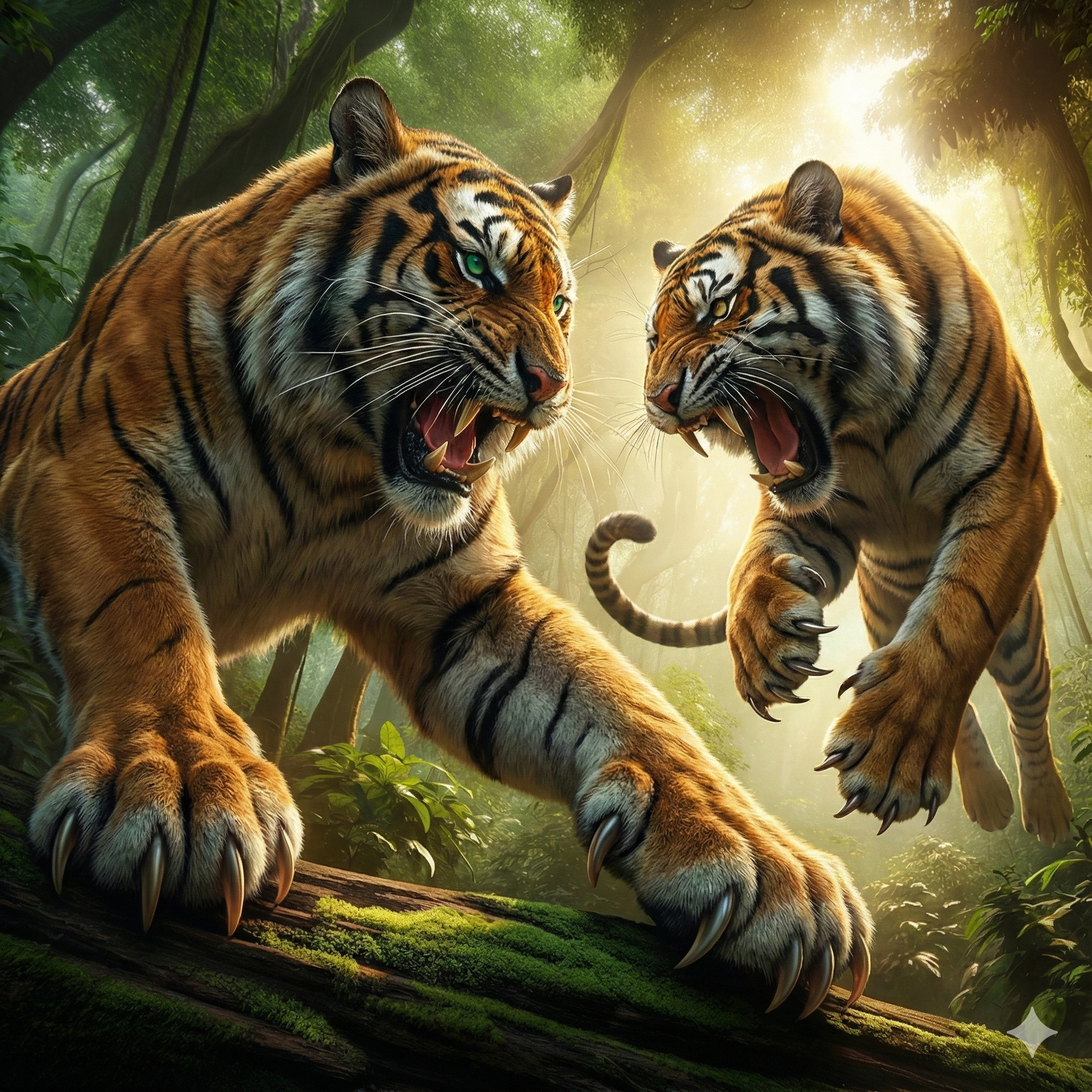 Fight or flight illustration